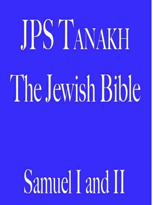 Title details for 1 Samuel and 2 Samuel by The Jewish Publication Society - Wait list